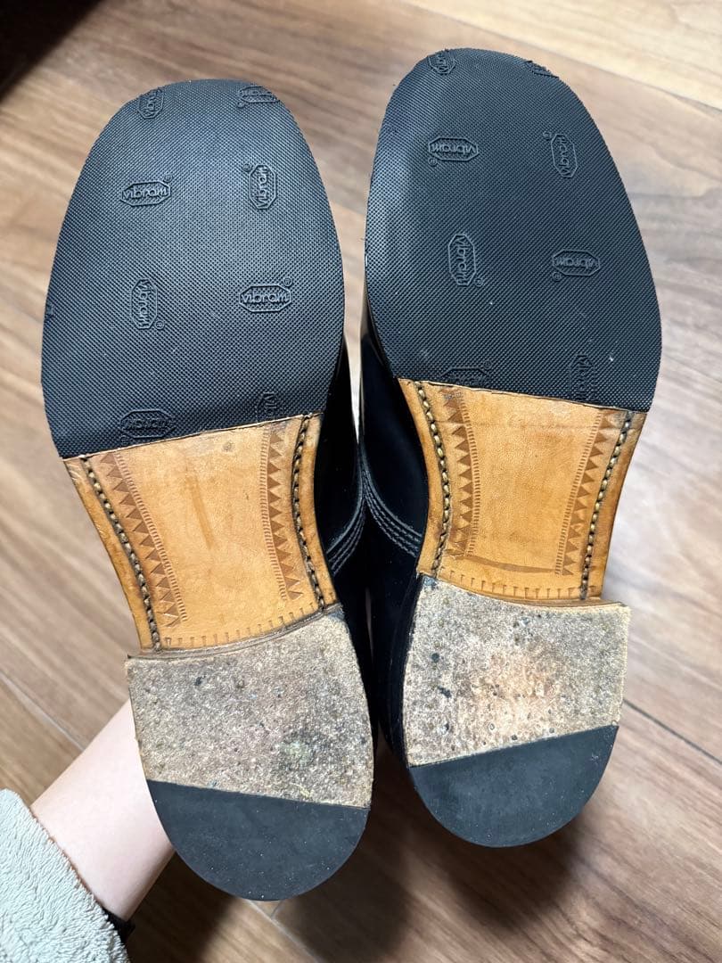 Sanders サンダース レディース ミリタリー プレーントゥ シューズ