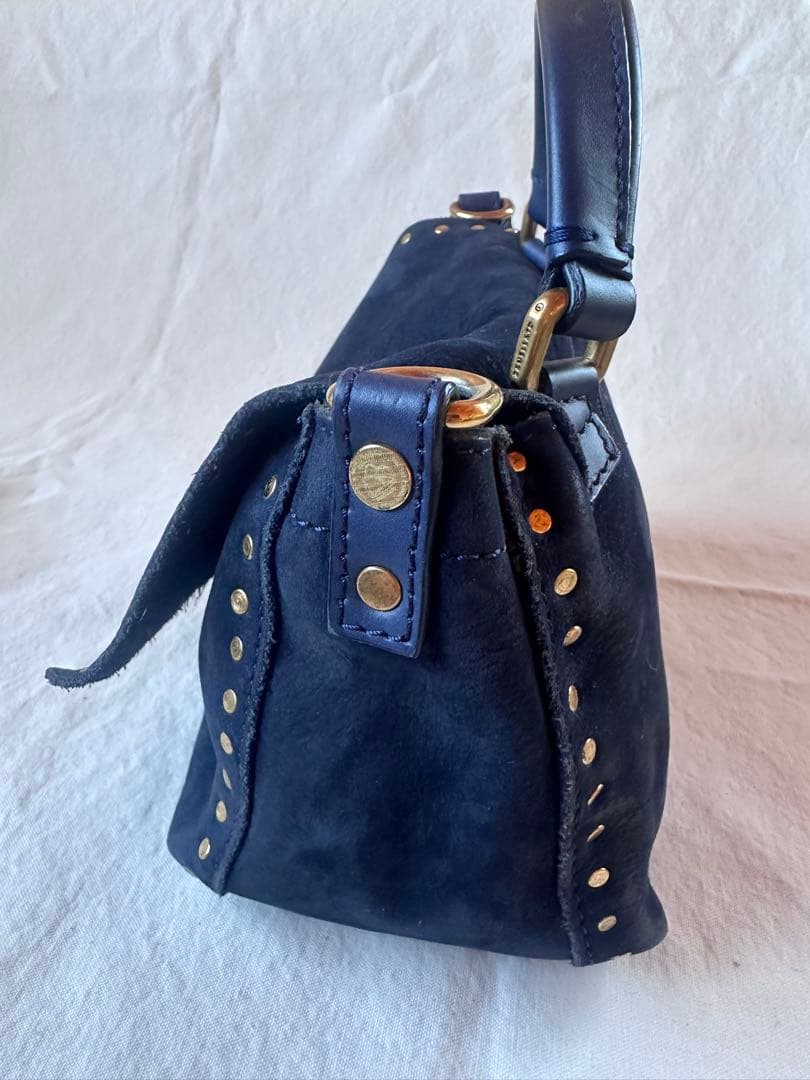 【ZANELLATO】ザネラート ショルダーバッグ ポスティーナBABYネイビー