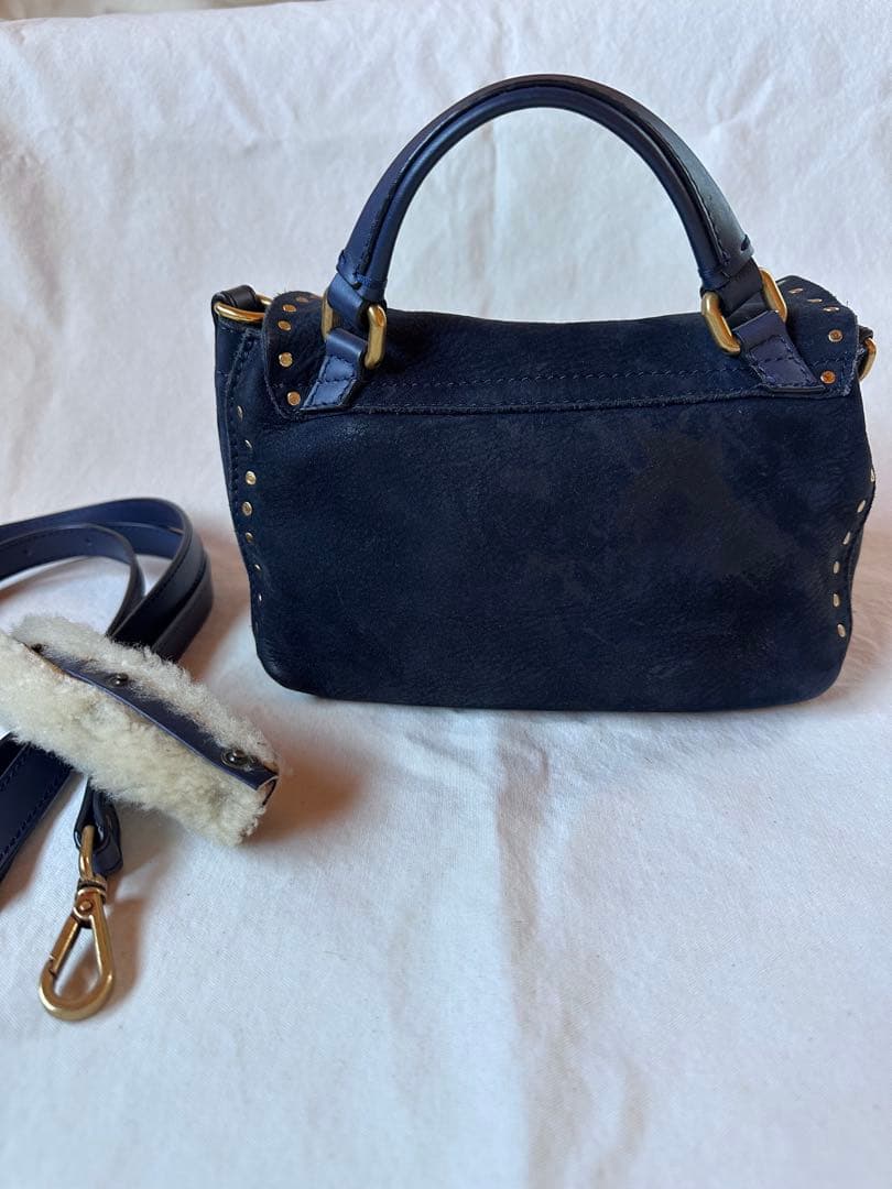 【ZANELLATO】ザネラート ショルダーバッグ ポスティーナBABYネイビー