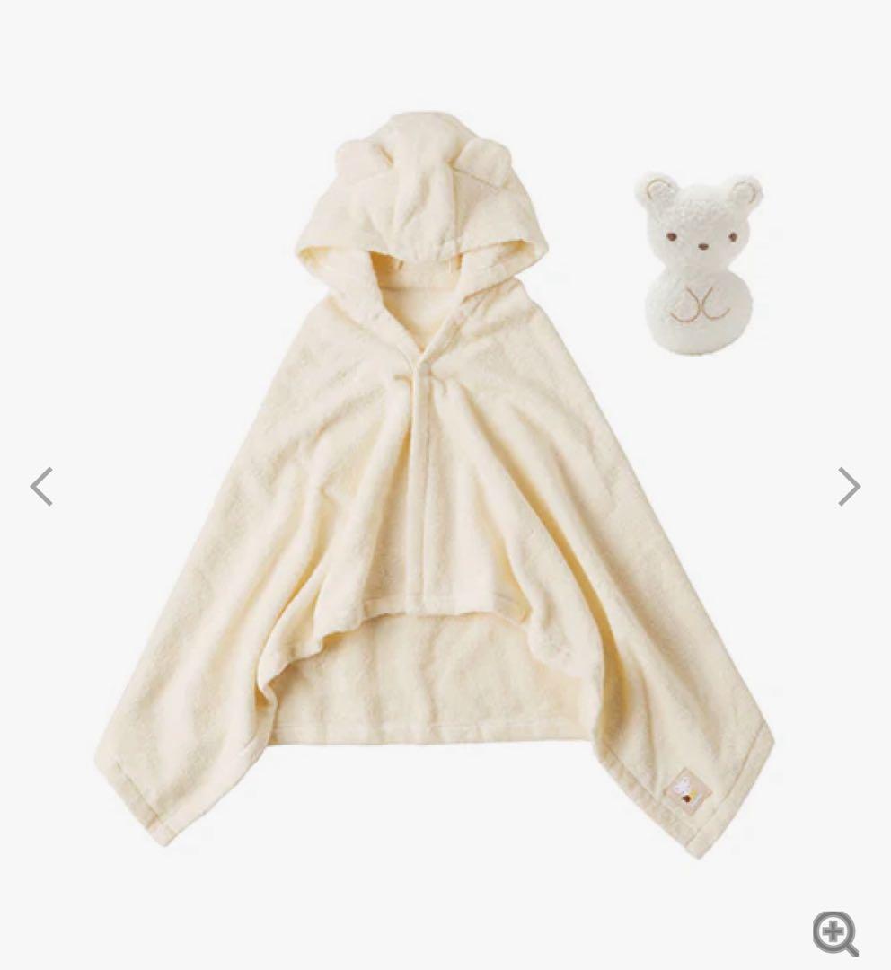 【新品】ファミリア バスタオルとマスコットのセット アイボリー