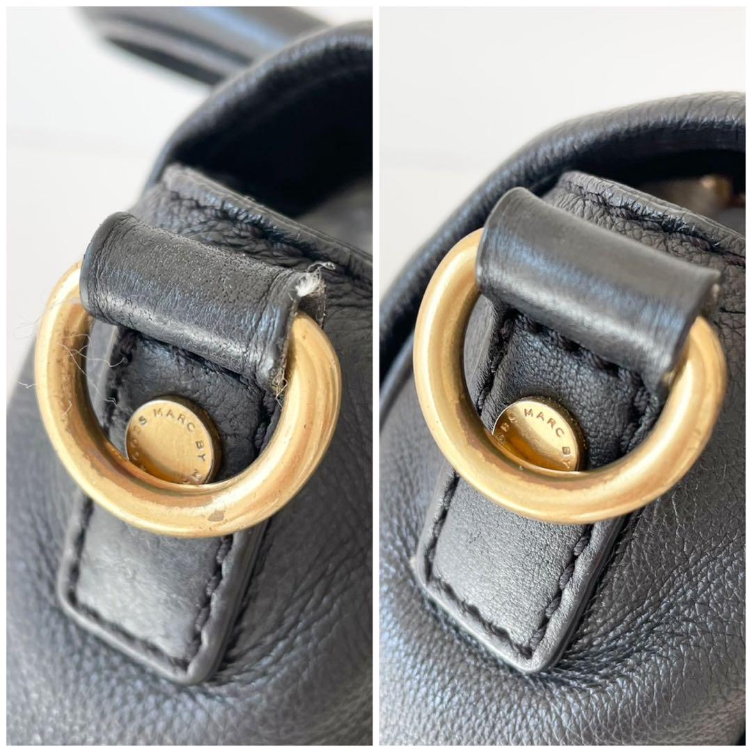 【極美品】MARC JACOBS 2way ハンドバッグ ナターシャ 黒