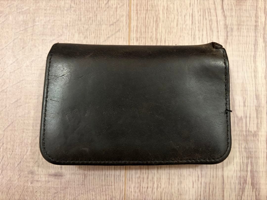 HTC ターコイズフラワースタッズ レザーウォレット