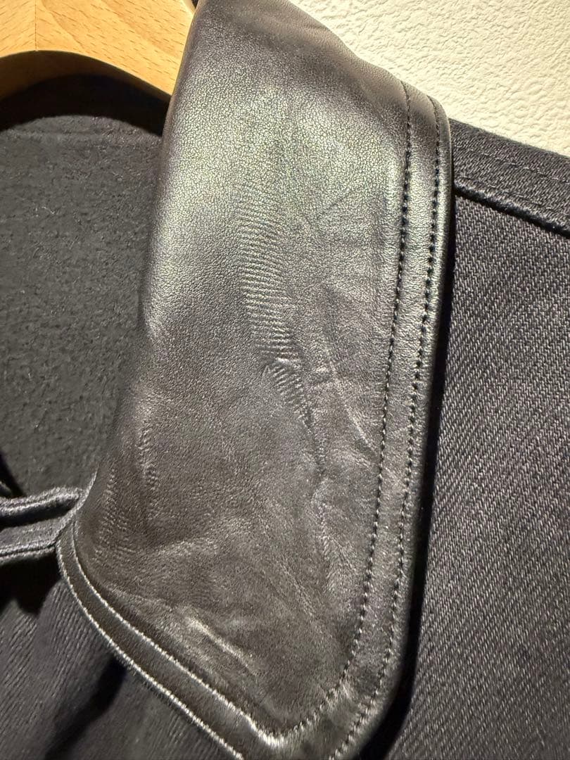 ジャケット・アウター comoli 24aw denim leather work jacket 2