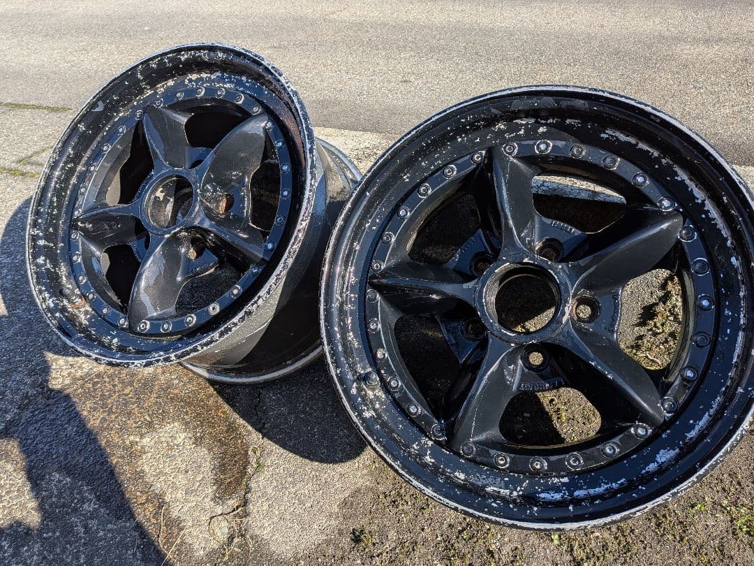 パナスポーツG7 2本 15インチ PCD114.3 ドリフト 希少サイズ