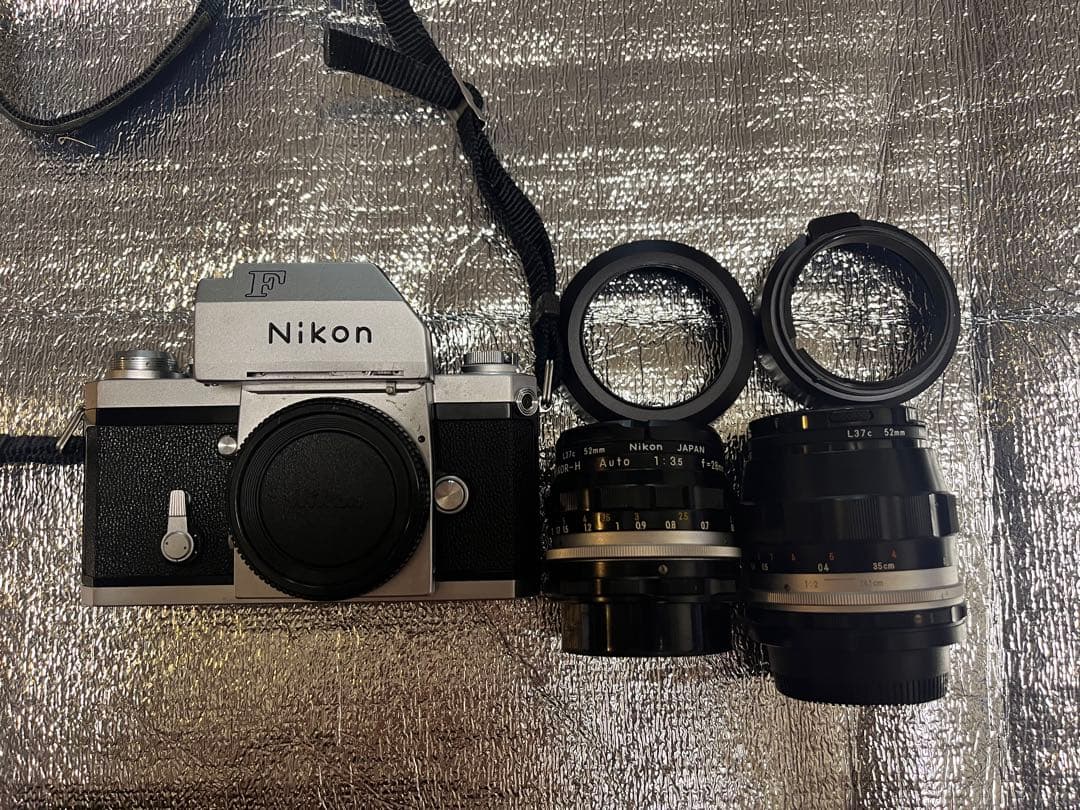 Nikon F 一眼レフカメラ レンズ2本付き