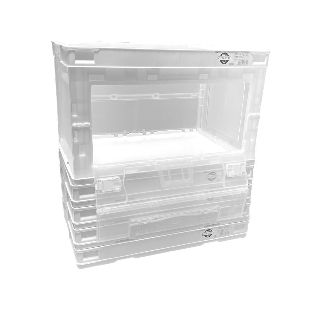 折りたたみコンテナ オープンオリコン 50L 長辺扉付き 5個入