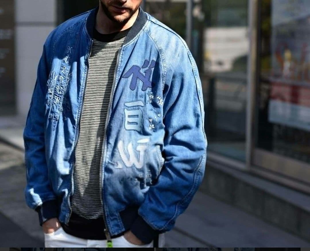 【美品】DIESEL リバーシブルデニムジャケット S