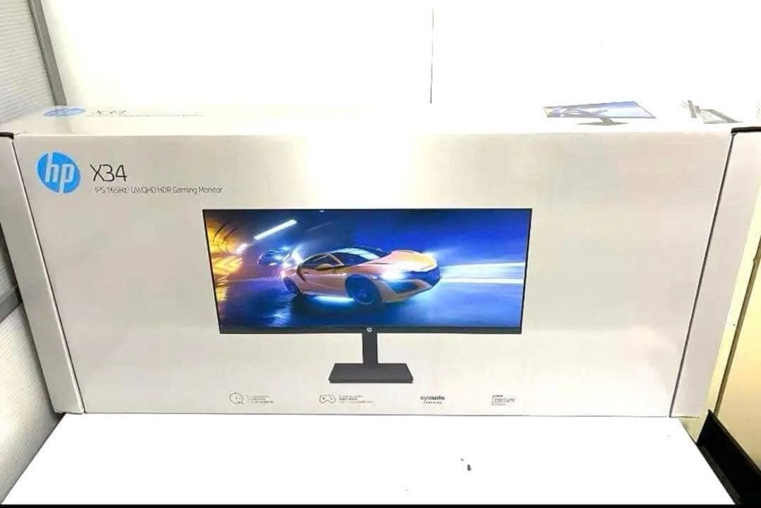限定値下げ34インチ 165Hz WQHD HP X34 ゲーミングPCモニター