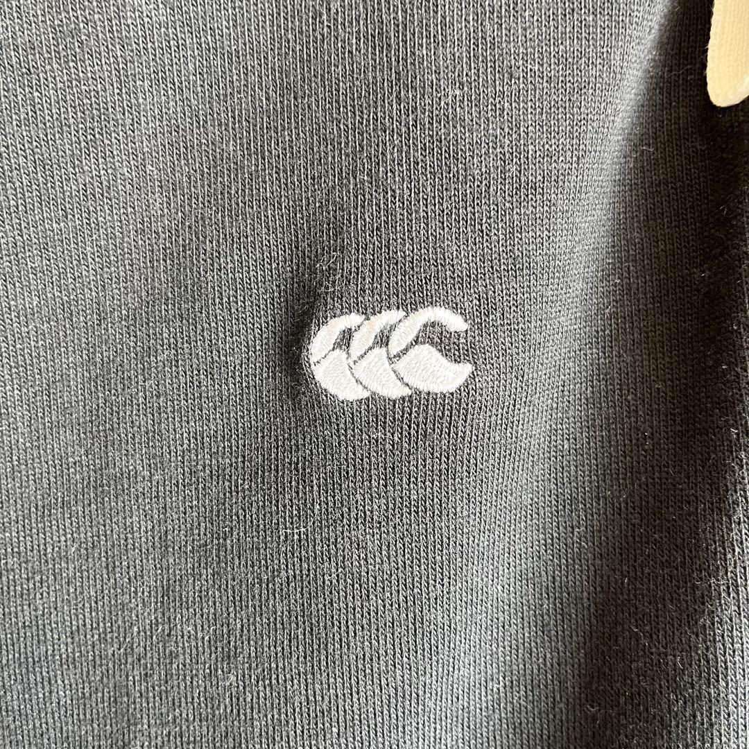 オールド デッドストック カンタベリー オールブラックス 長袖 ラガーシャツ