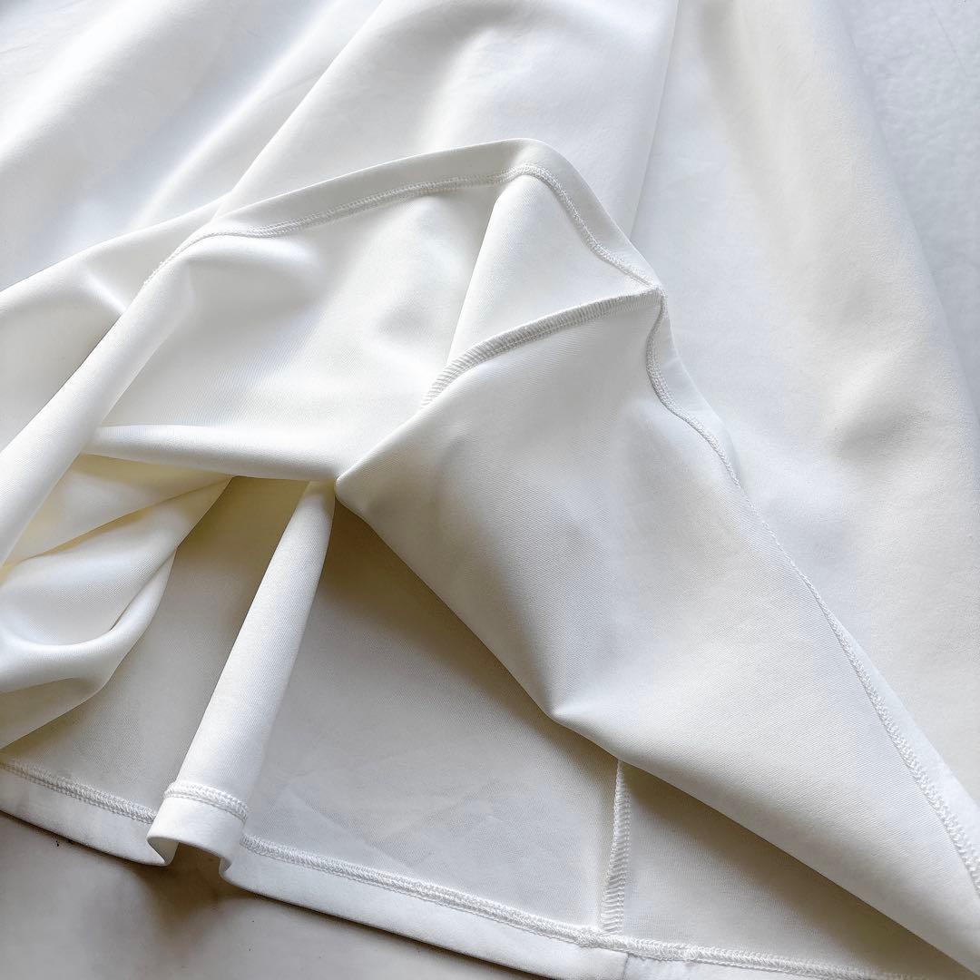 【JENNE】25SS ケリーライクドレープカットワンピース　フレアドレス　S