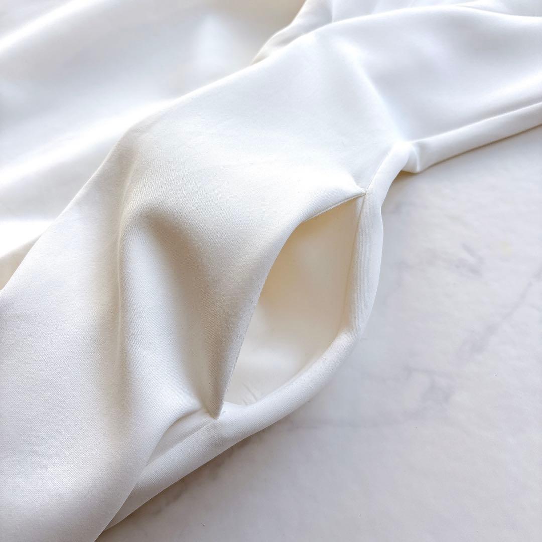 【JENNE】25SS ケリーライクドレープカットワンピース　フレアドレス　S