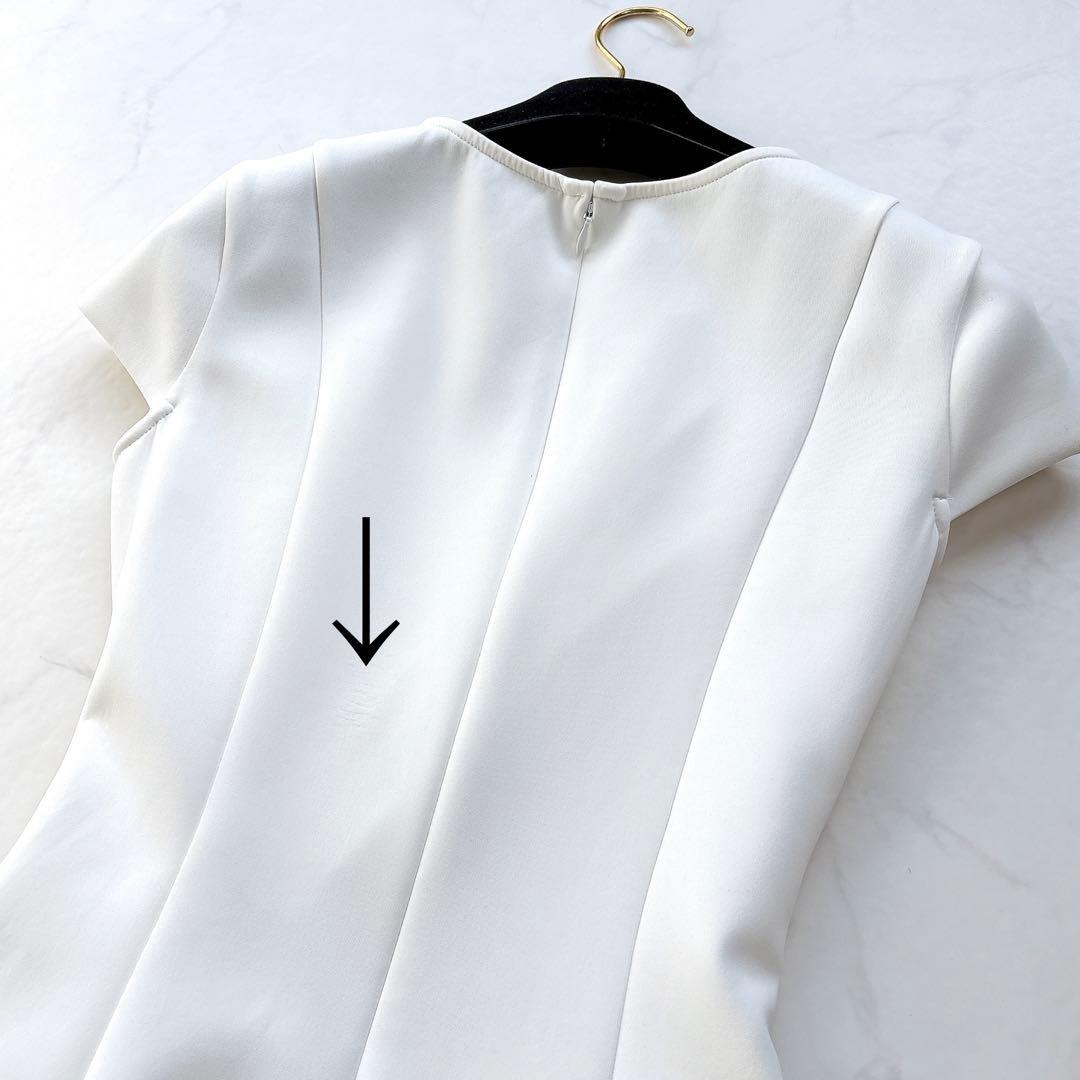 【JENNE】25SS ケリーライクドレープカットワンピース　フレアドレス　S