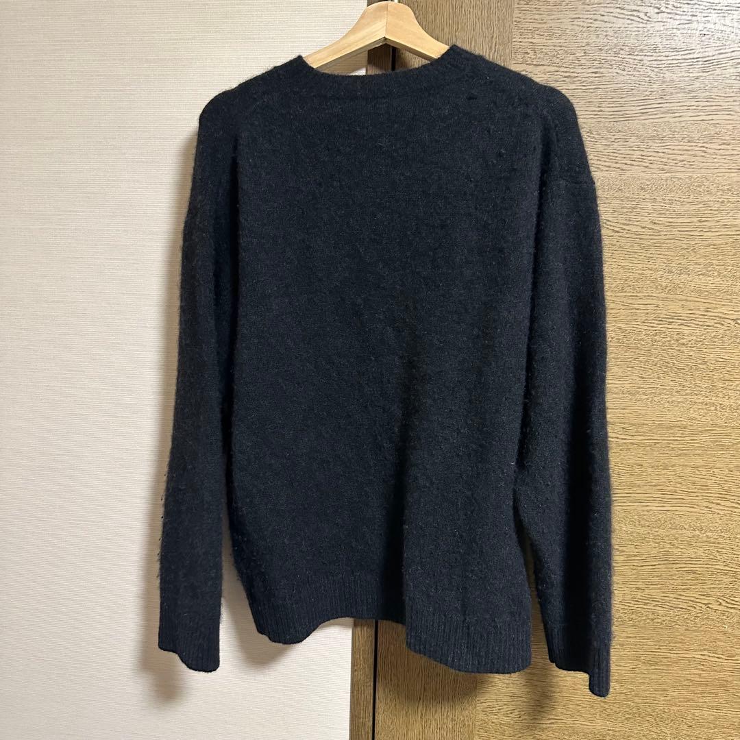 LIDNM CASHMERE MILLED CREW KNIT Ｍサイズ