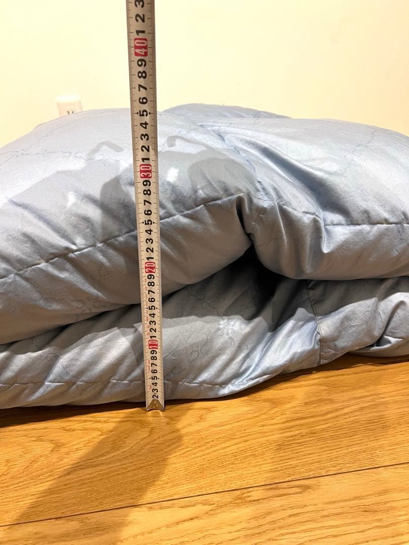 羽毛布団の老舗 IWATA製 ダブル 側生地 綿100 日本製