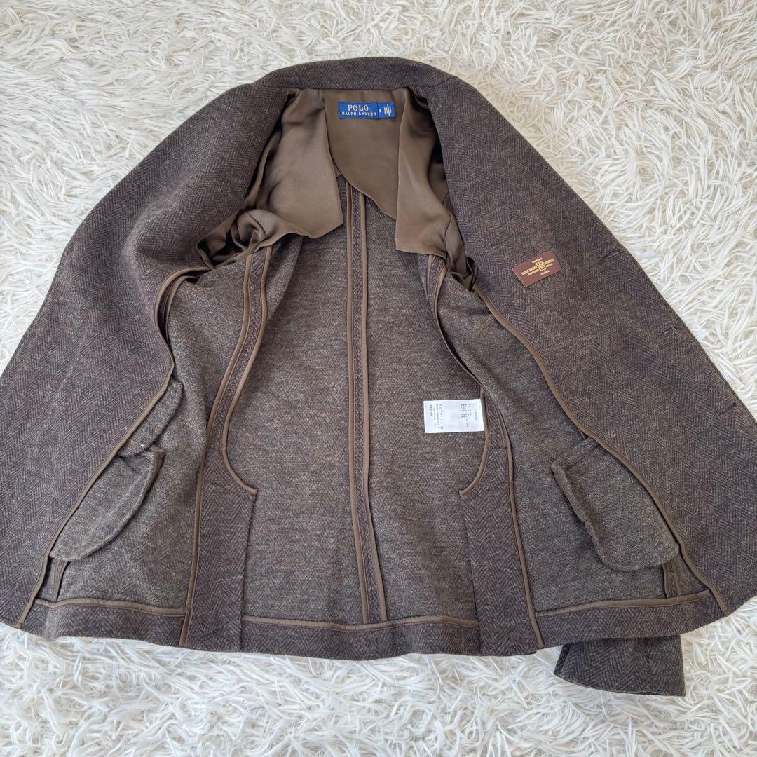 未使用級　POLO RALPH LAUREN ヘリンボーン　テーラードジャケット