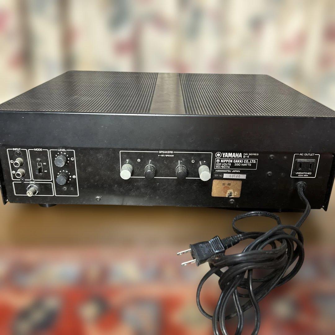 YAMAHA ヤマハ B-4 パワーアンプ C-4 コントロールアンプセット