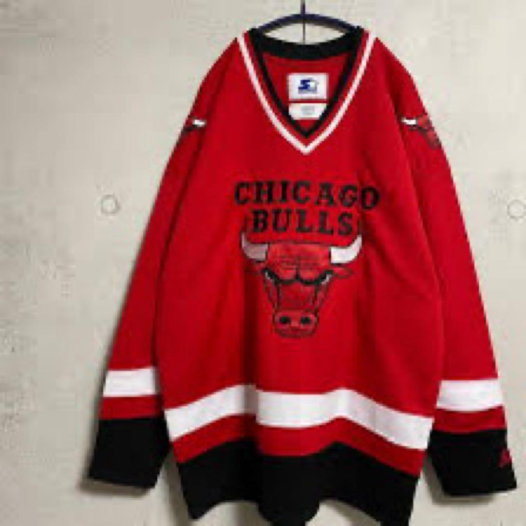 即日発送 STARTER シカゴ・ブルズ ジャージ XLサイズ