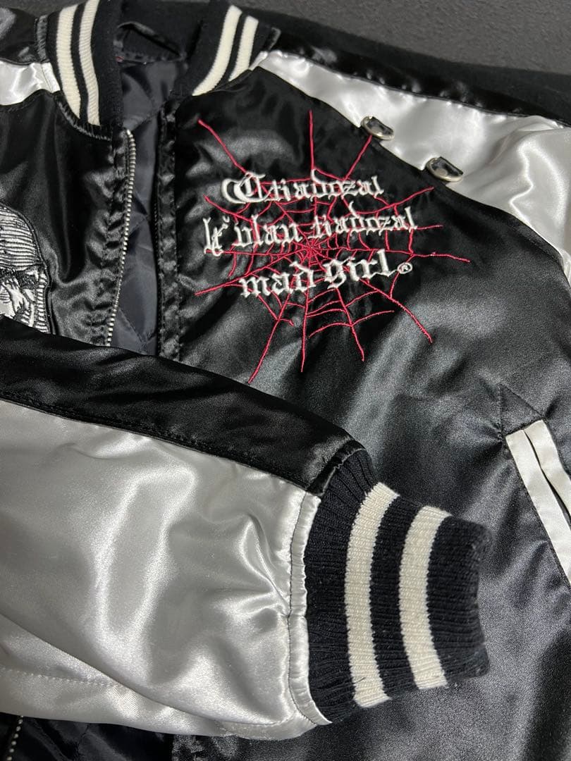 MAD PUNKS スカル刺繍 スカジャン Mサイズ