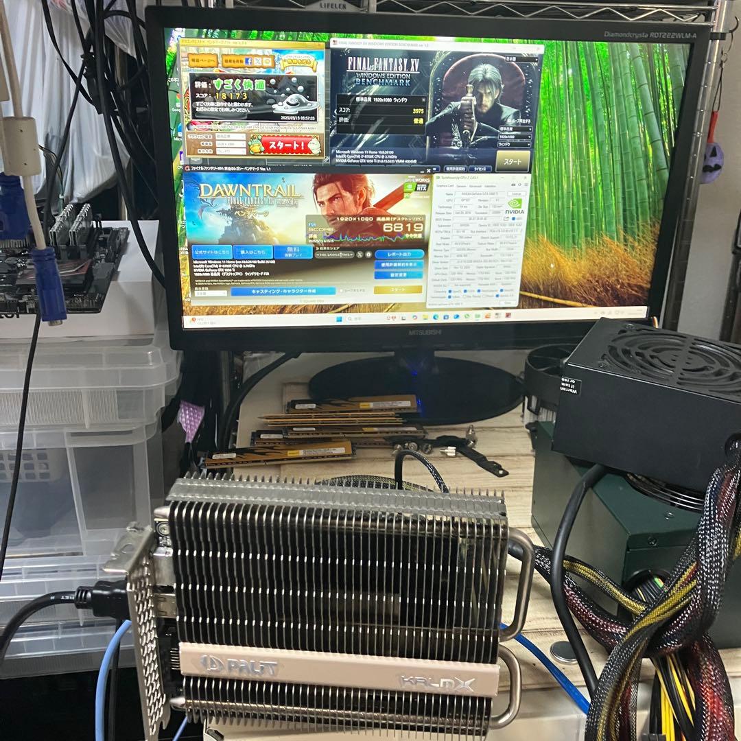 【動作確認済・希少ファンレス】GTX 1050Ti KalmX 箱付 美品