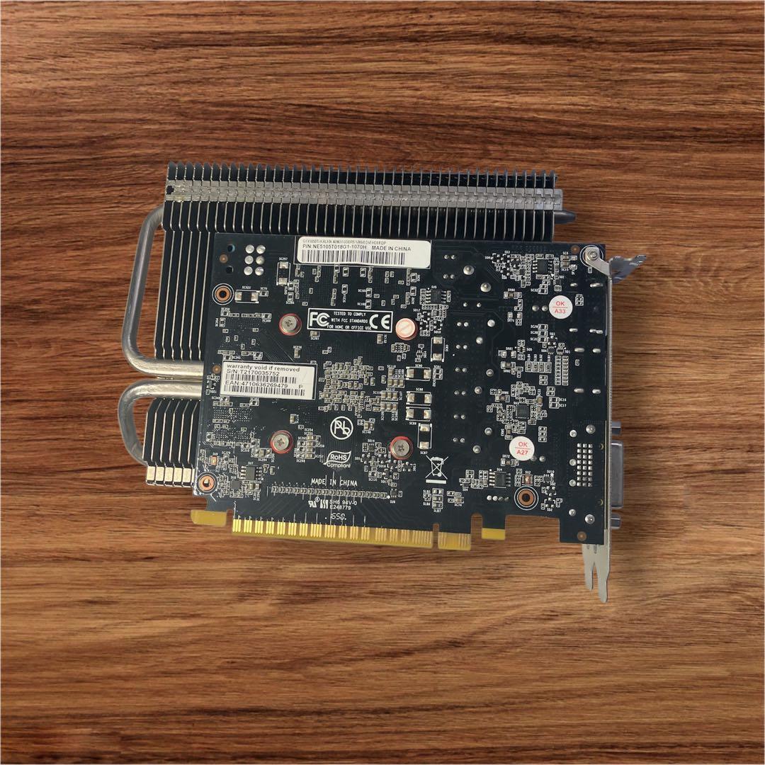 【動作確認済・希少ファンレス】GTX 1050Ti KalmX 箱付 美品