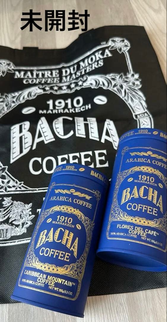 未開封　BACHA バチャコーヒー　バシャコーヒー　エコバッグ付　キャニスター