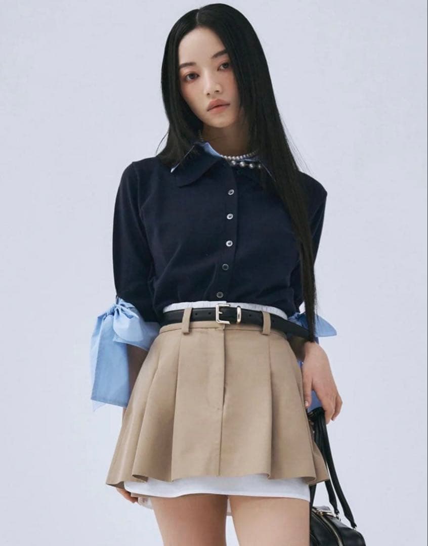 eimy istoire レイヤードプリーツミニスカート Mサイズ