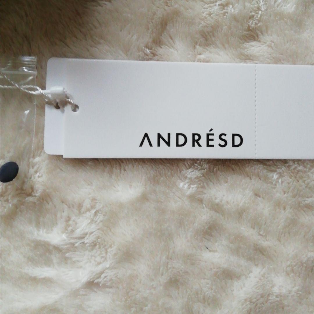 ANDRESD deccolete dot dress 結婚式 ワンピース