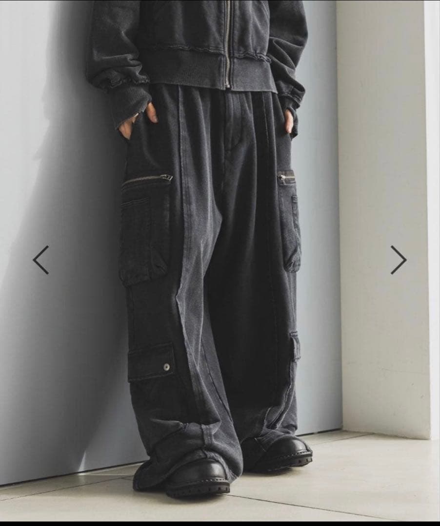 新品タグ付き　HARE ピグメント スウェット カーゴ パンツ ハレ