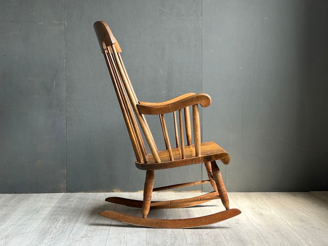 レトロ　飛騨産業　キツツキマーク　ロッキングチェア　ヴィンテージ　ゆり椅子　SZ
