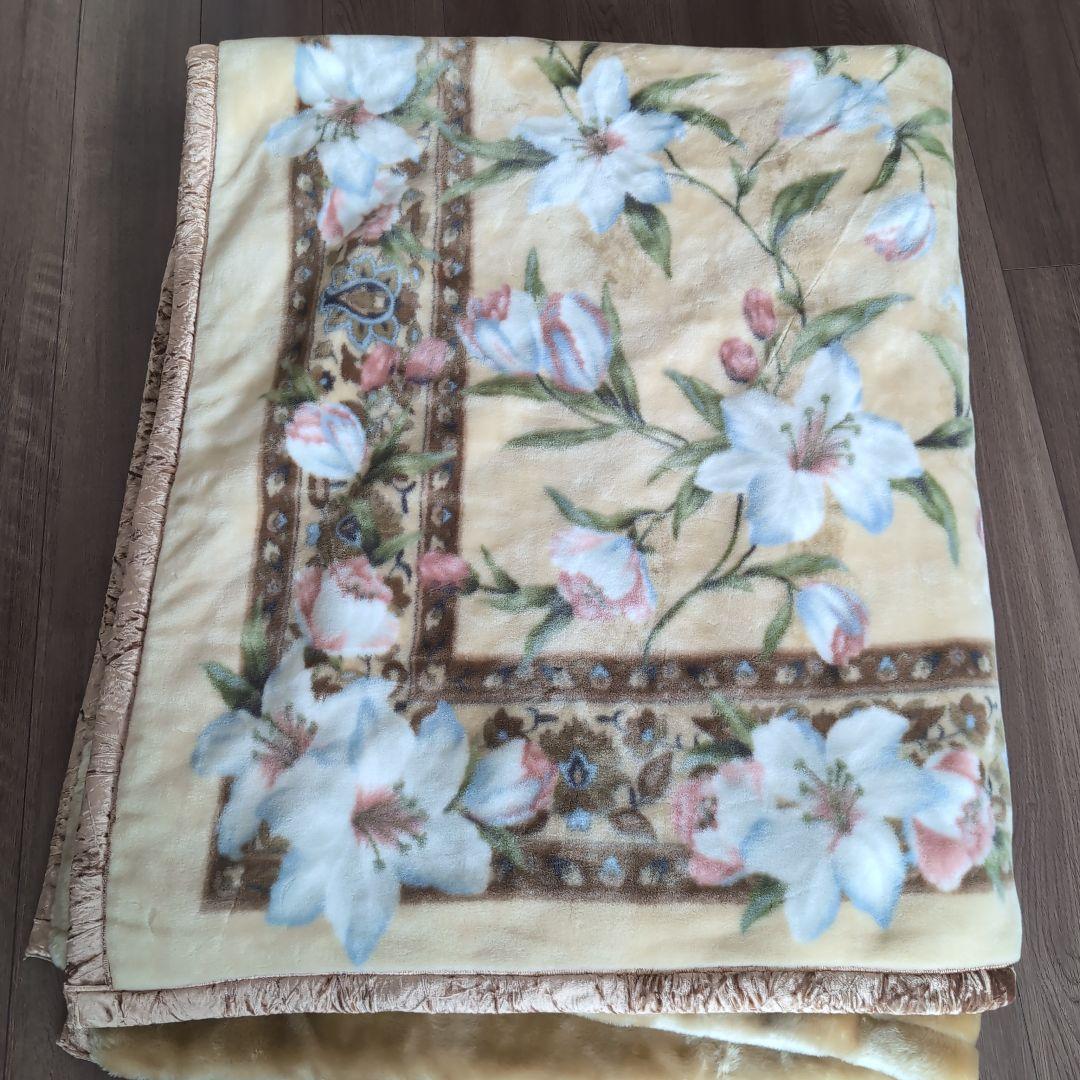 新品未使用ダブル毛布ロマンス小杉ROMANCEブランケットコレクション日本製