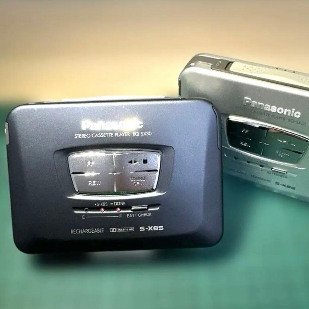 【極美DE修復品】Panasonic カセットプレーヤー RQ-SX30