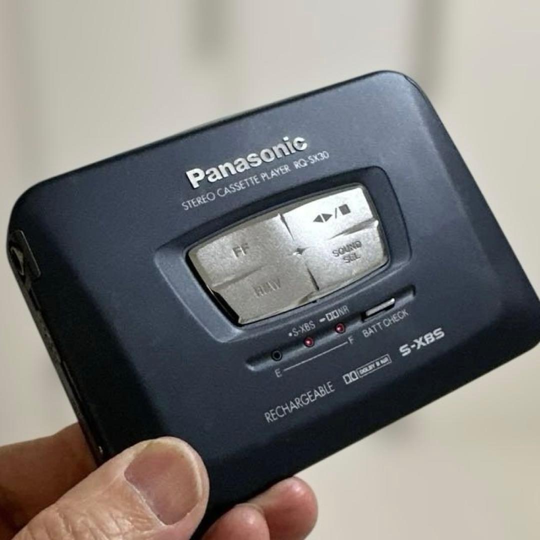 【極美DE修復品】Panasonic カセットプレーヤー RQ-SX30