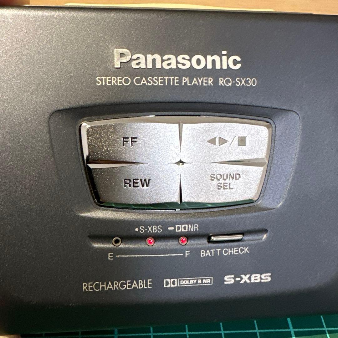 【極美DE修復品】Panasonic カセットプレーヤー RQ-SX30