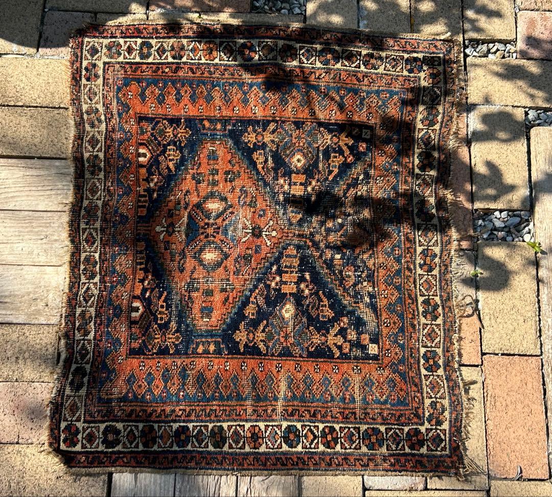 ヴィンテージ ハンドメイド ラグ・カーペット•マット アンティーク
