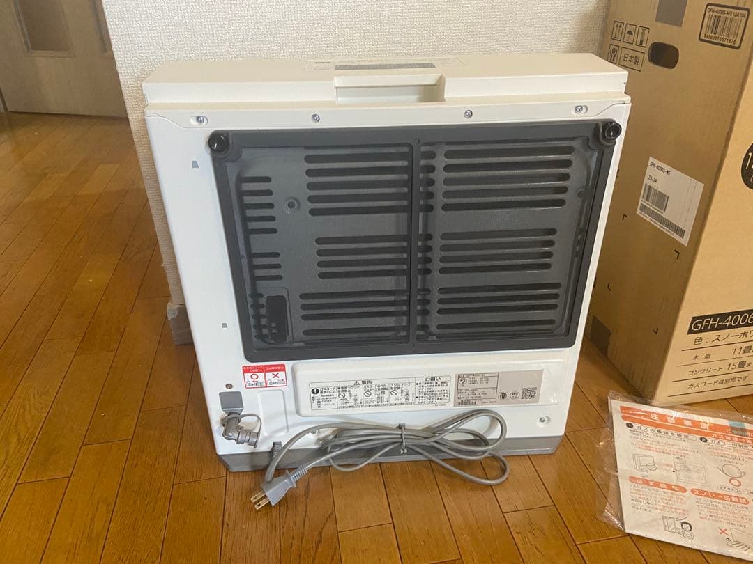 ノーリツ ガスファンヒーター GFH-4006-W5 都市ガス12/13A