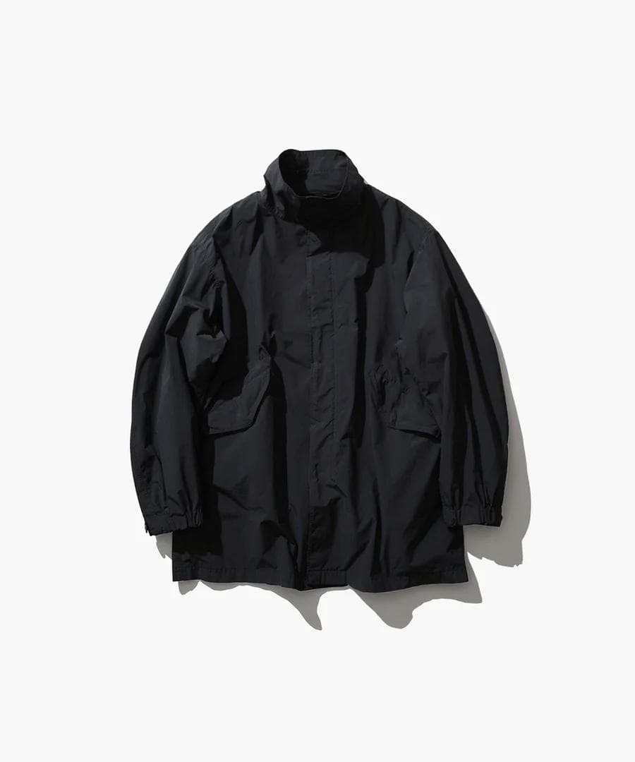 新品 25AW ATON AIR WEATHER 黒 04 ショートモッズコート