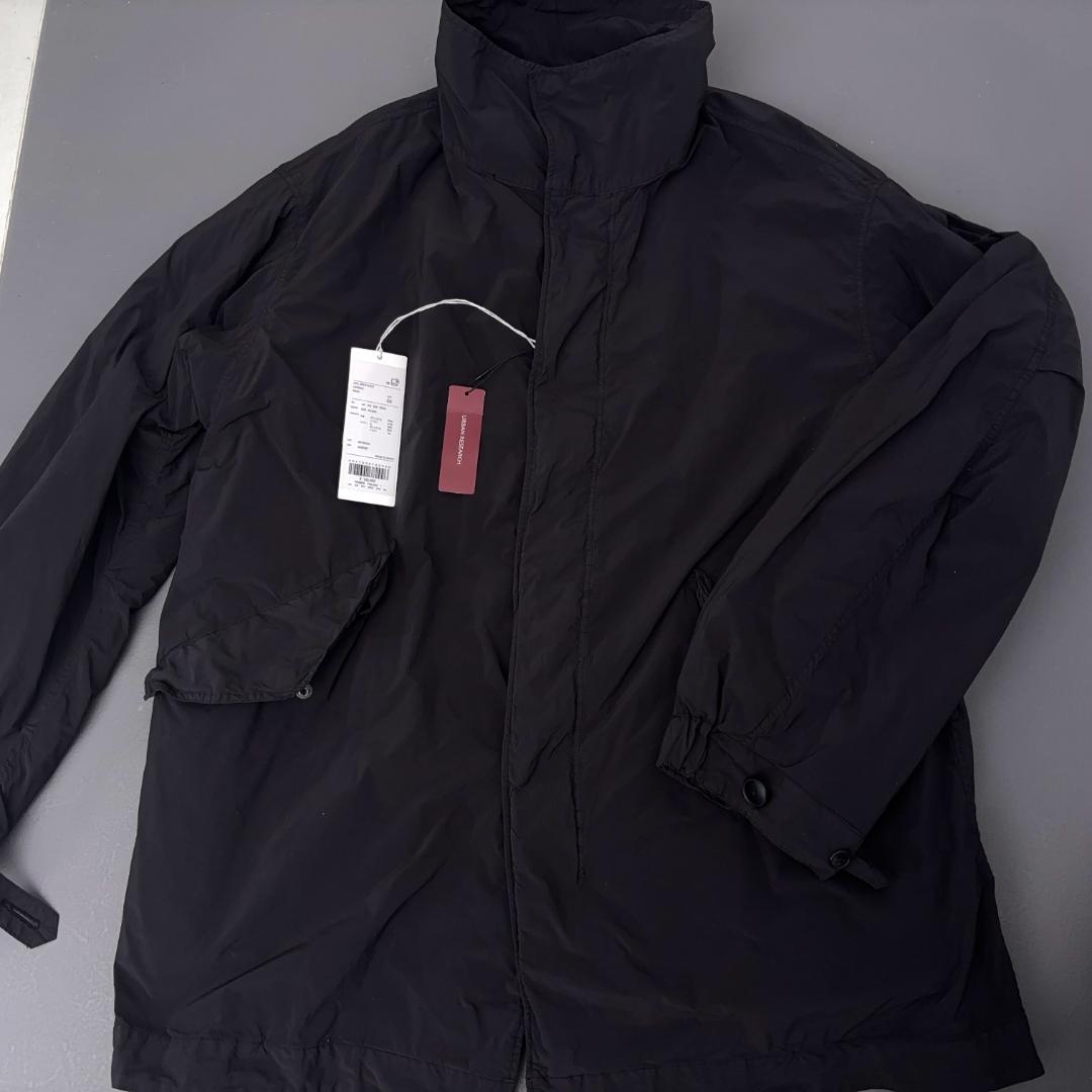 新品 25AW ATON AIR WEATHER 黒 04 ショートモッズコート