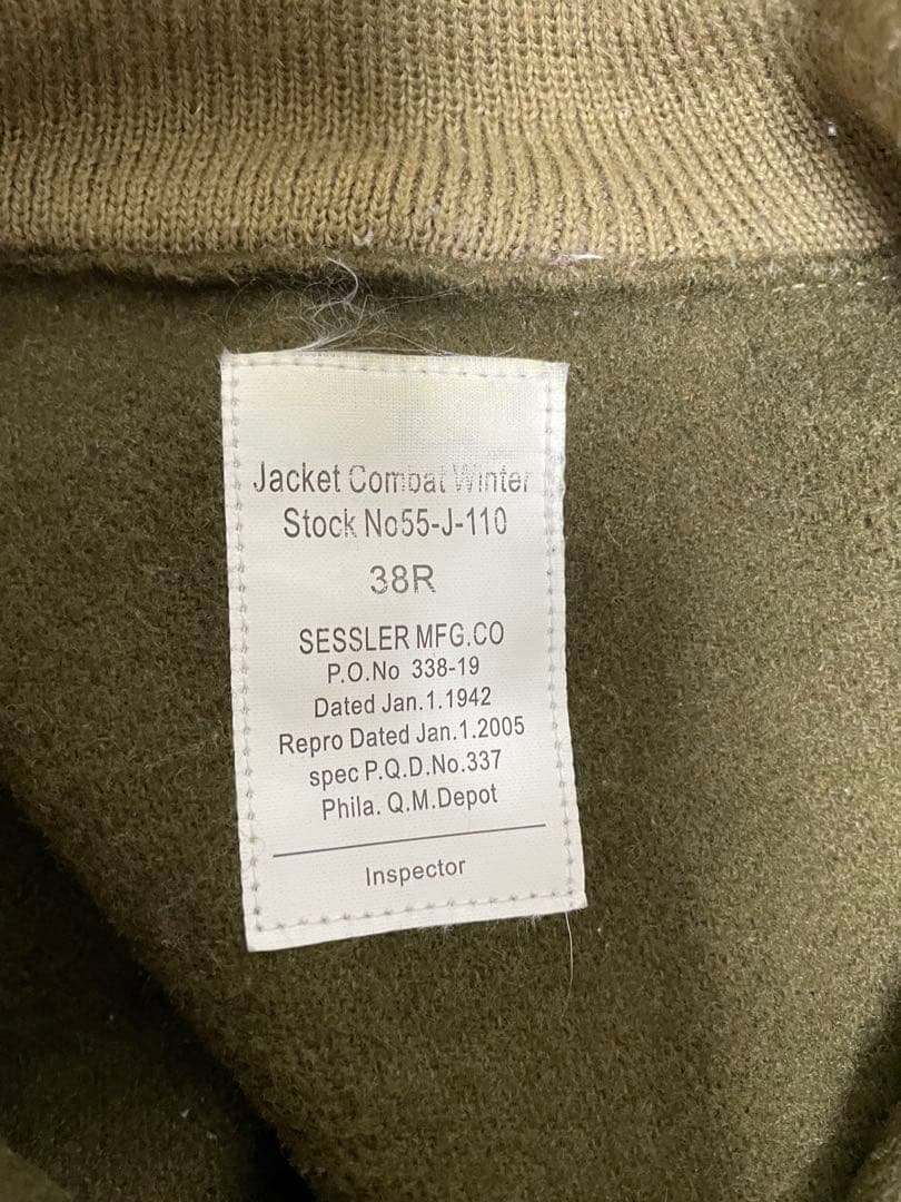 ミリタリージャケット　セスラー　タンカース　タンカースジャケット