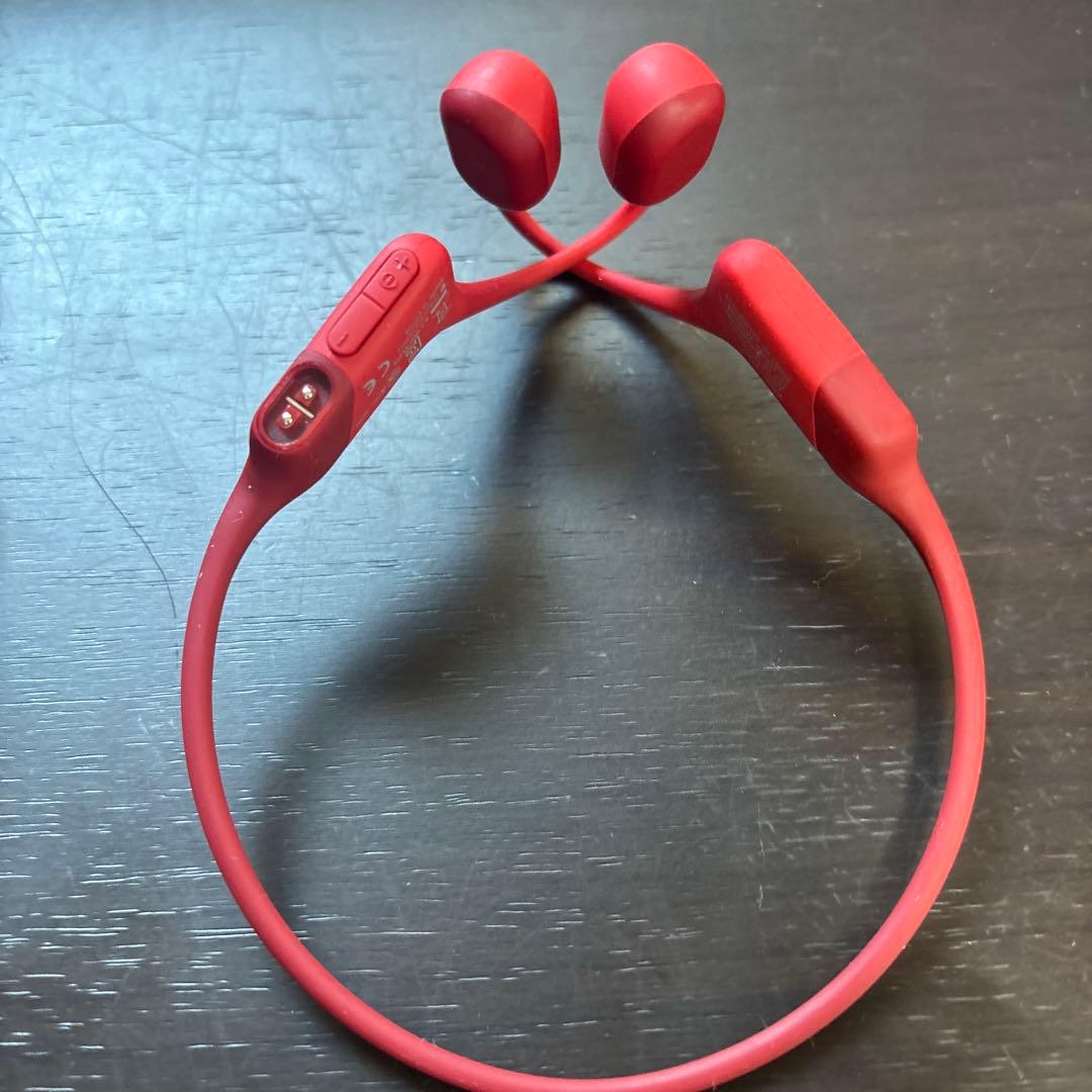 Aftershokz Aeropex レッド 骨伝導イヤホン