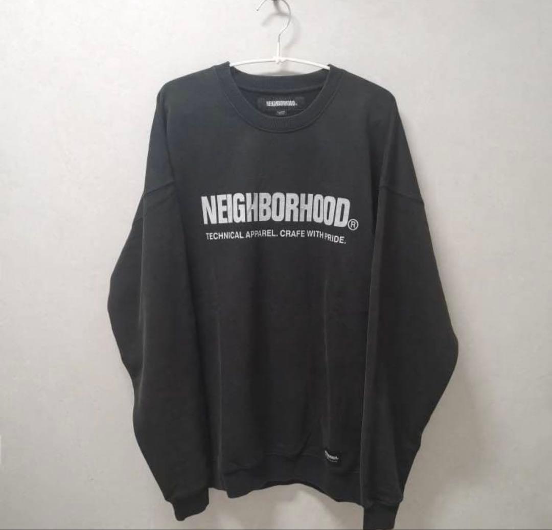 ネイバーフッド スウェット Pigment Dyed Crewneck XL