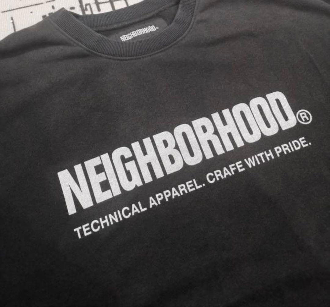 ネイバーフッド スウェット Pigment Dyed Crewneck XL