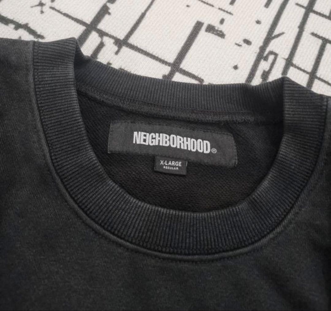 ネイバーフッド スウェット Pigment Dyed Crewneck XL