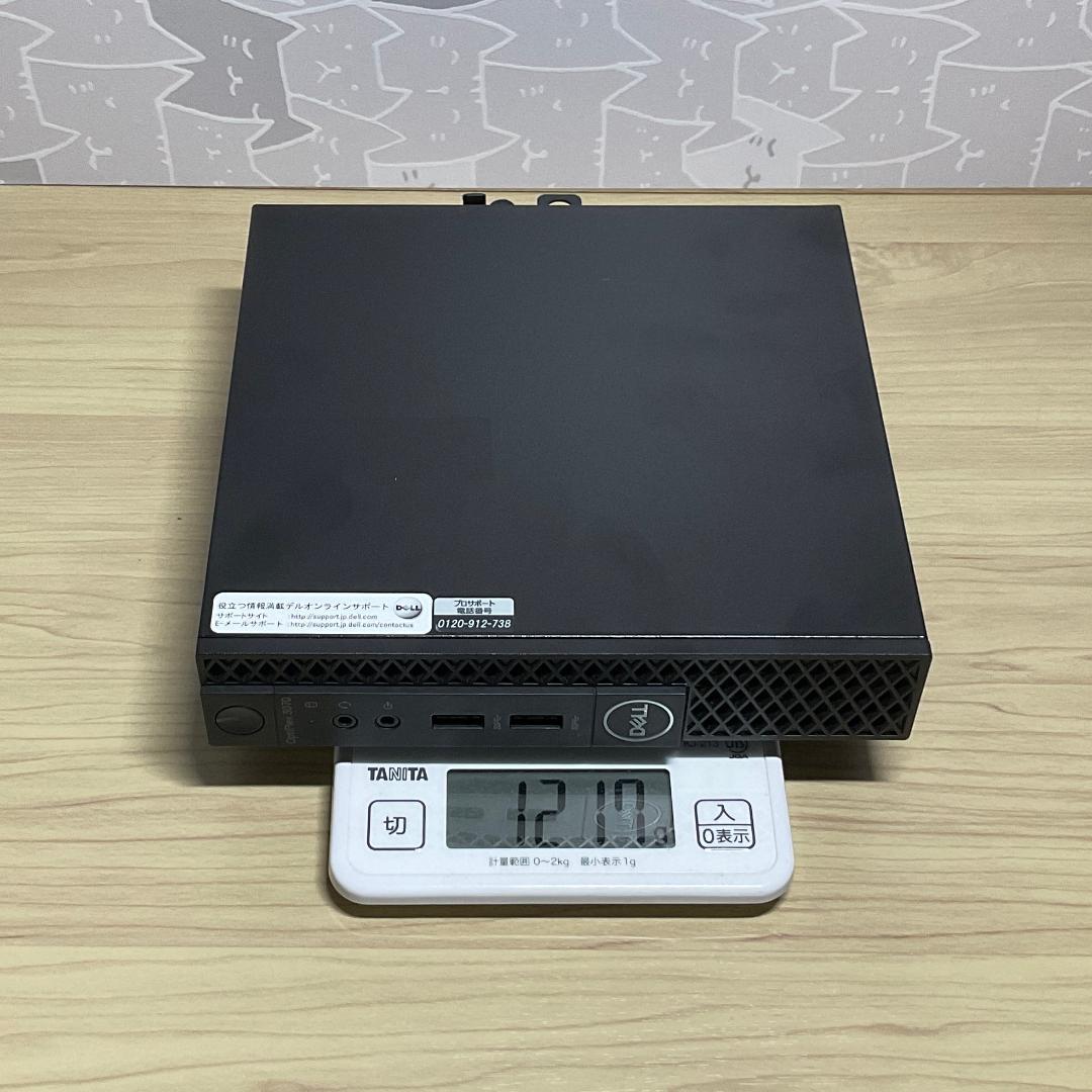 DELL・ミニPC＞第九世代CPU/デュアルディスクSSD＋HDD/オフィス付き