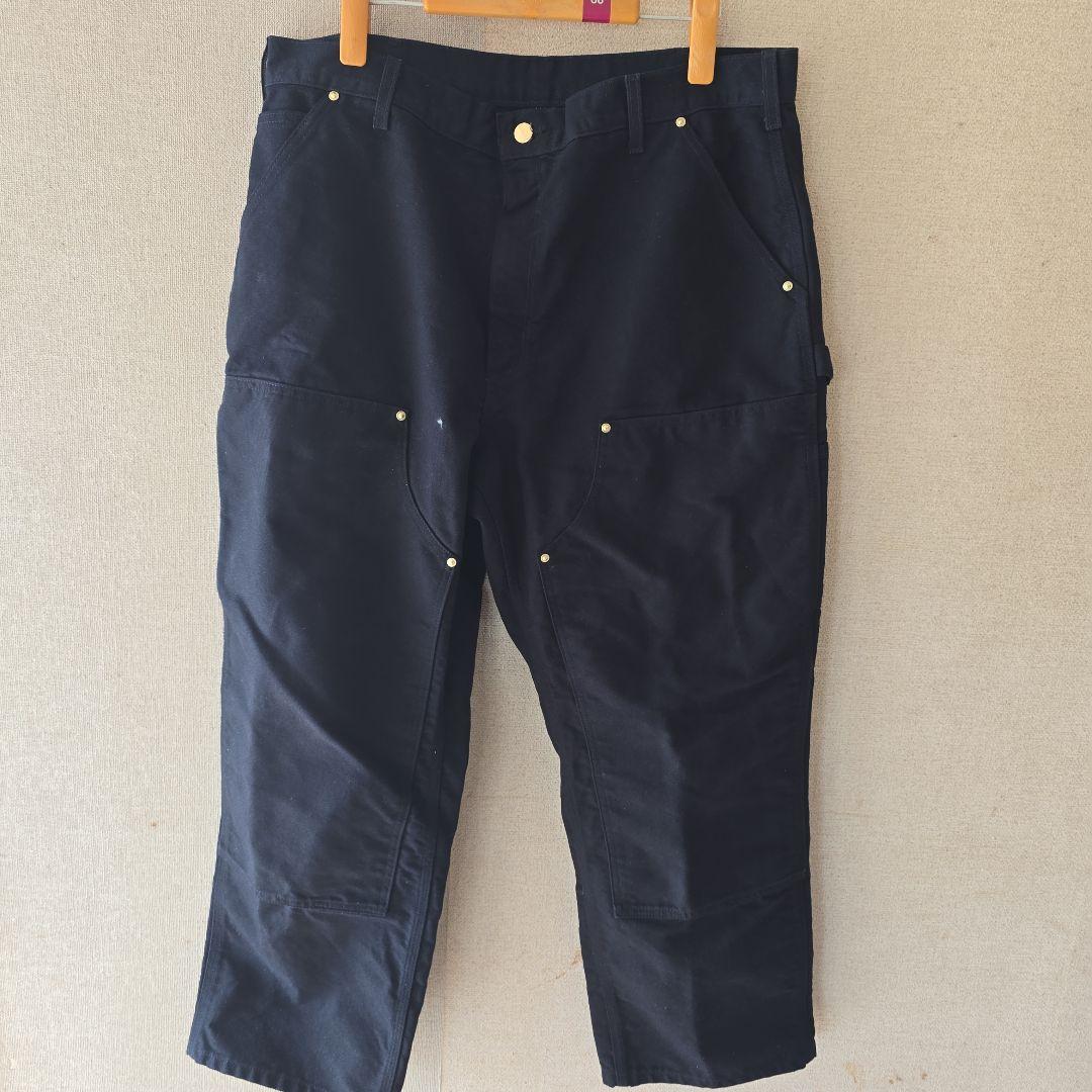 k*c様 Carhartt　ダブルニー　ブラック　W38 L28 ペインターパン
