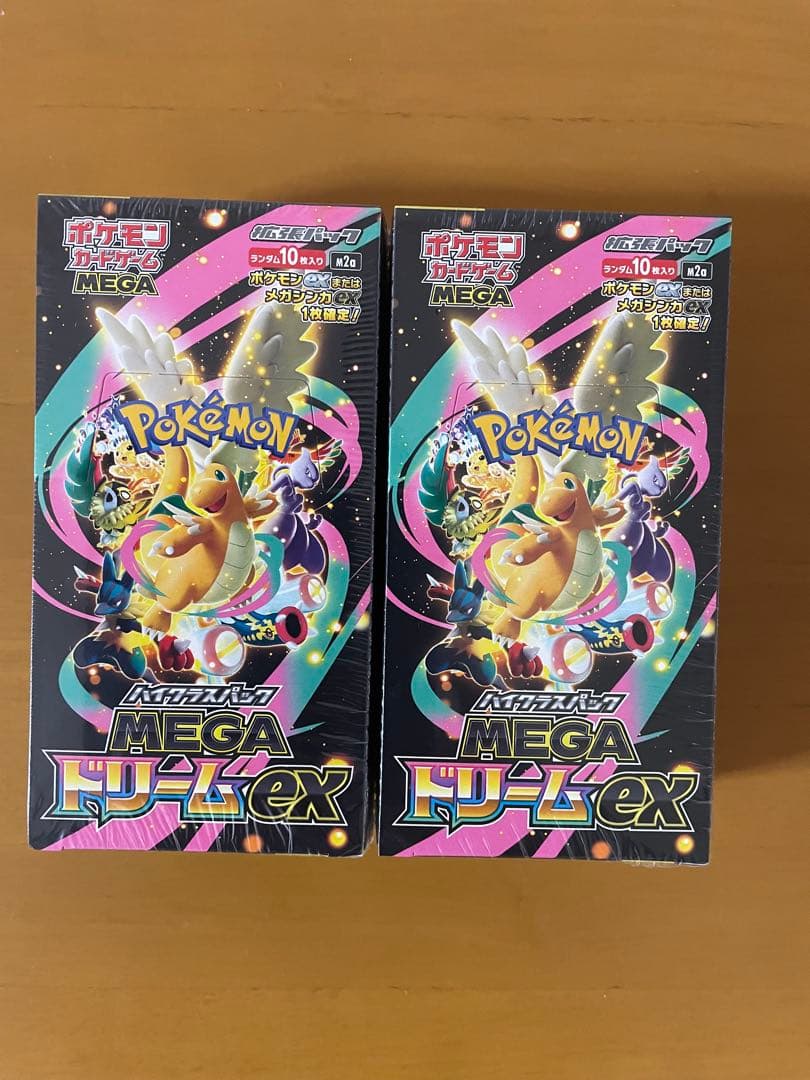 ポケモンカードMEGA ハイクラスパック ドリームex 2BOX シュリンクあり