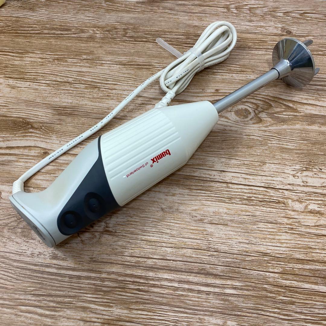(美品) バーミックス bamix ブレンダー ホワイト　M200