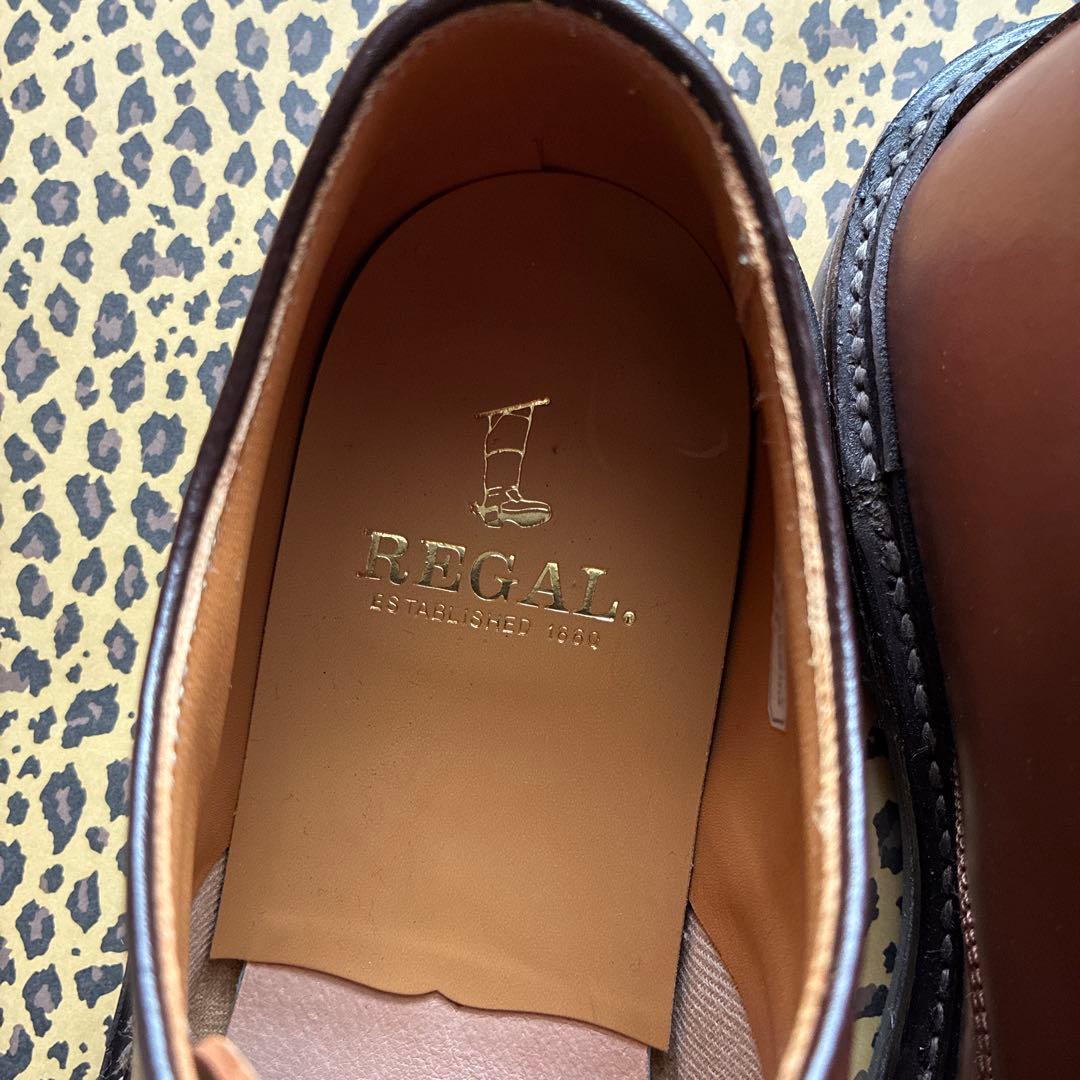 REGAL（REGAL2136 ）モカシン（外羽根Uチップ【美品】