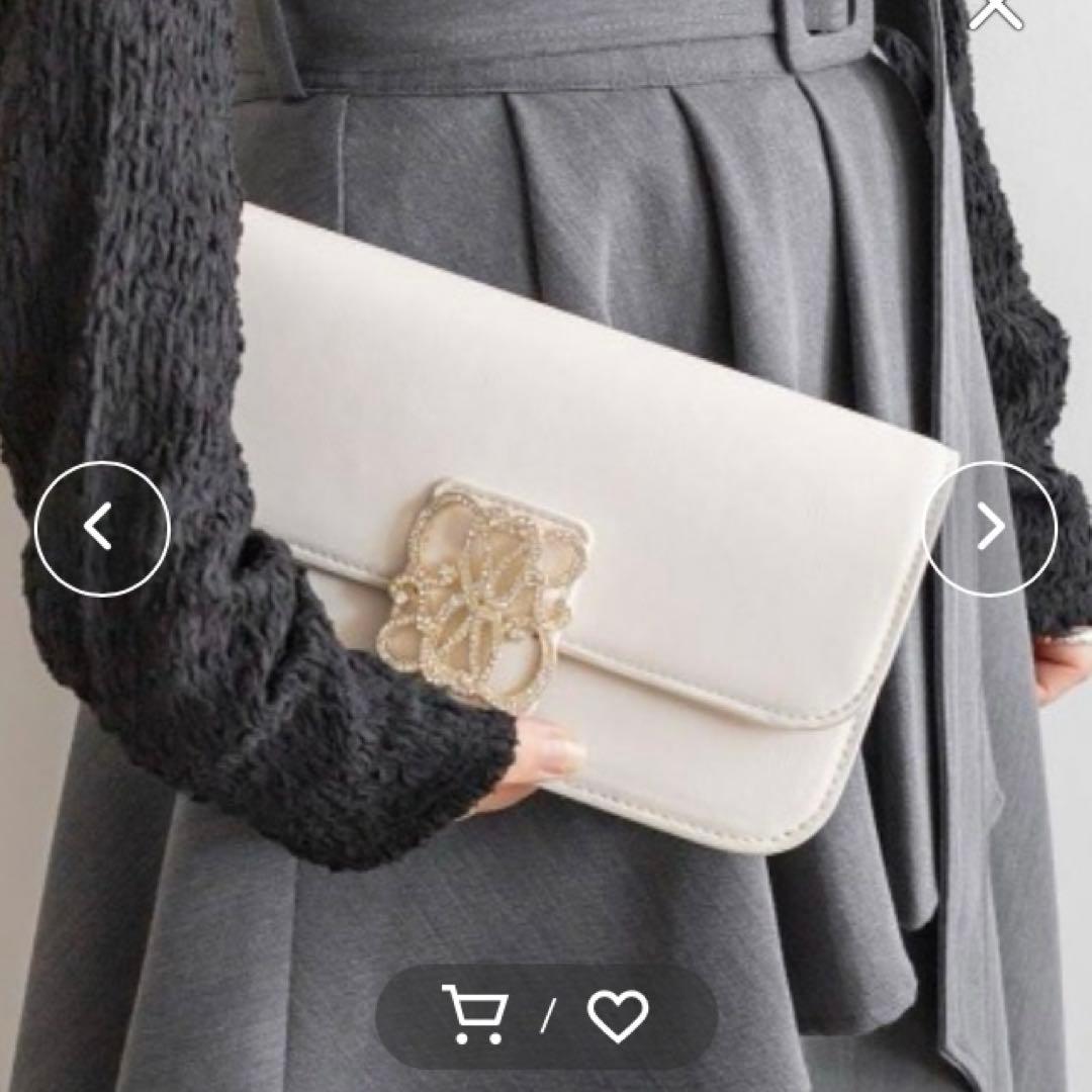 RANDAモノグラムビジューマルチWAYレクタングルバッグ