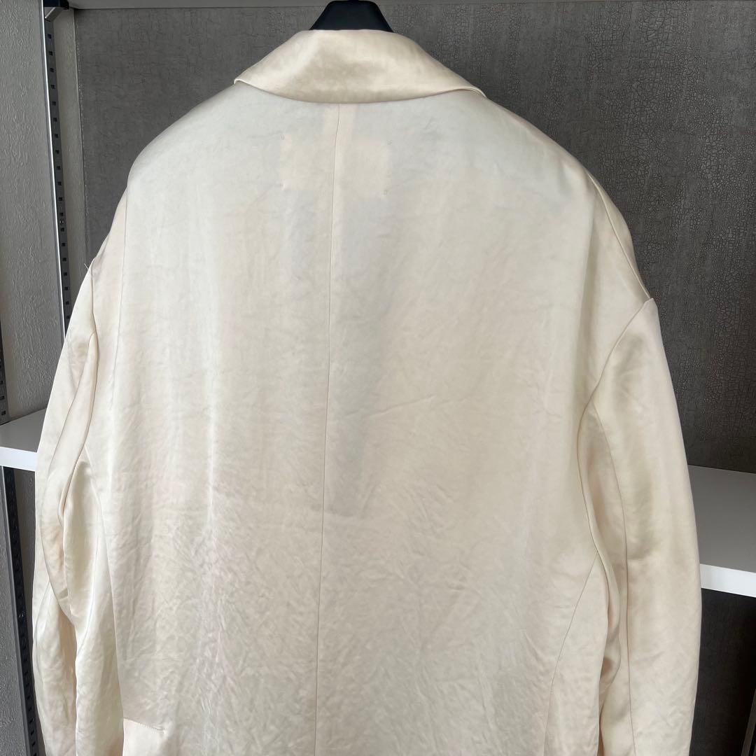 TODAYFUL サテンオーバージャケット　エクリュ　長袖　テーラード　38美品