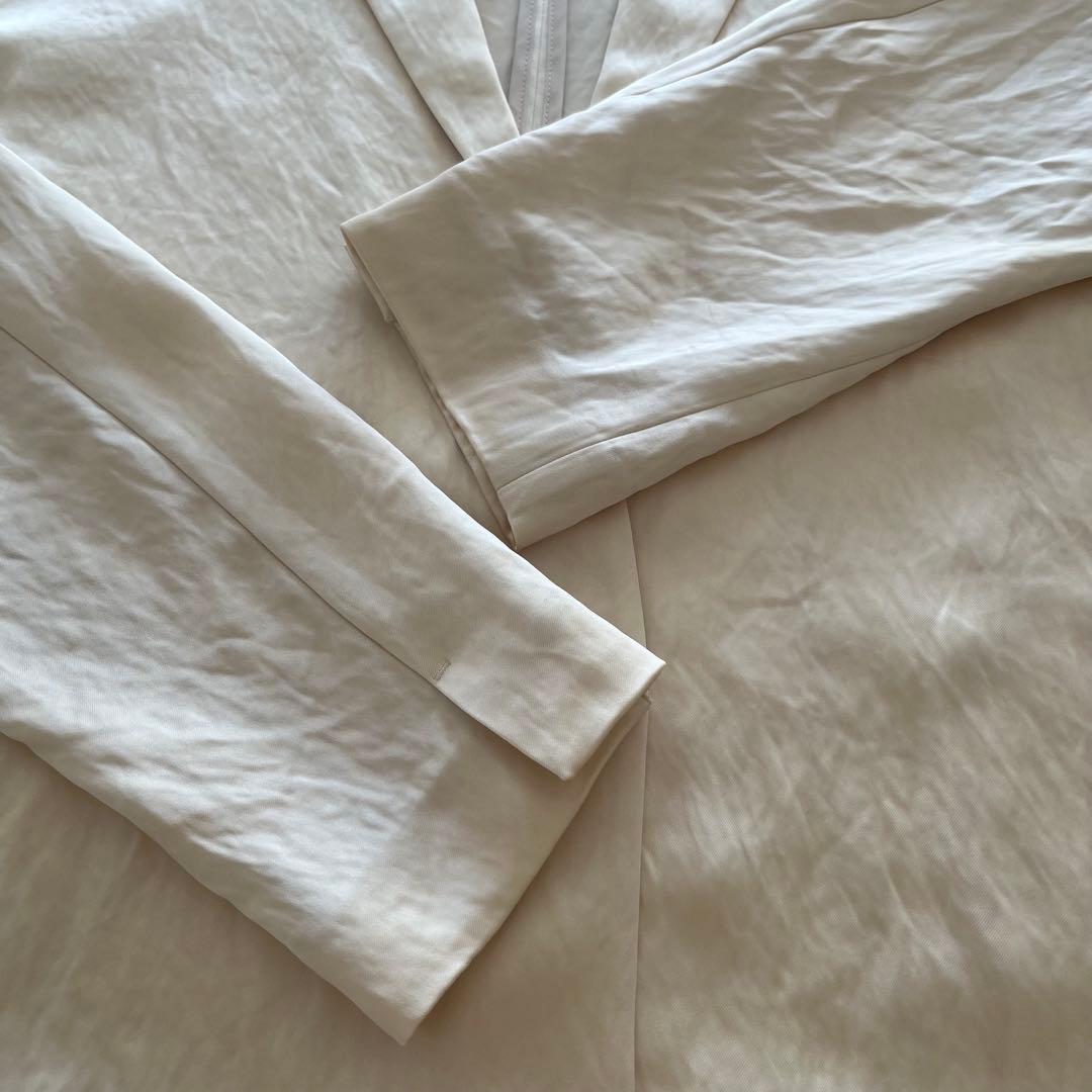 TODAYFUL サテンオーバージャケット　エクリュ　長袖　テーラード　38美品